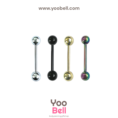 จิวหู ก้านตรง Stainless Steel ก้าน0.8mm หัวบอล