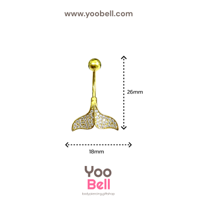 จิวสะดือ หางปลา