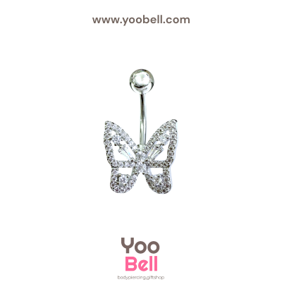 จิวสะดือ ผีเสื้อตัวใหญ่