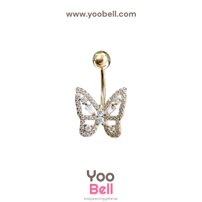 จิวสะดือ ผีเสื้อตัวใหญ่