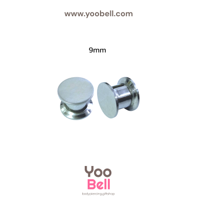 จิวหู จิวระเบิดหู หน้าตันสแตนเลส เลสเงิน