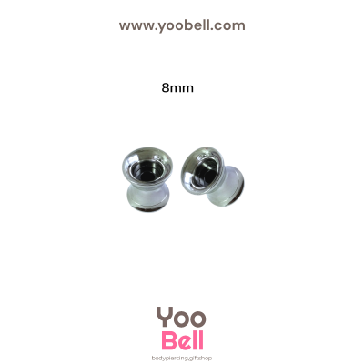 จิวหู จิวระเบิดหู ปากแตร 2 ชั้น สแตนเลส