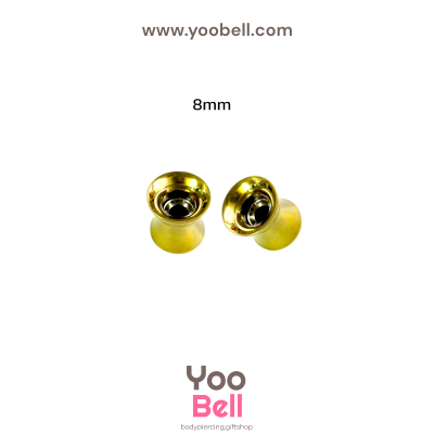 จิวหู จิวระเบิดหู ปากแตร 2 ชั้น สแตนเลส