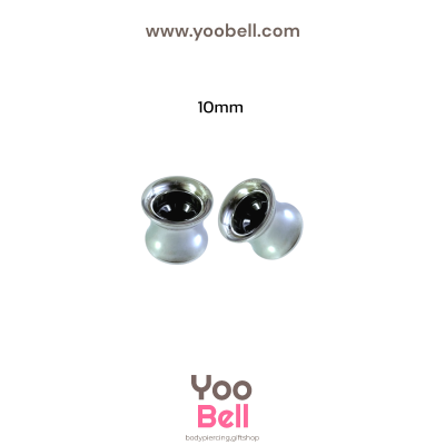 จิวหู จิวระเบิดหู ปากแตร 2 ชั้น สแตนเลส