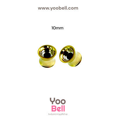 จิวหู จิวระเบิดหู ปากแตร 2 ชั้น สแตนเลส