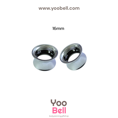 จิวหู จิวระเบิดหู ปากแตร 2 ชั้น สแตนเลส