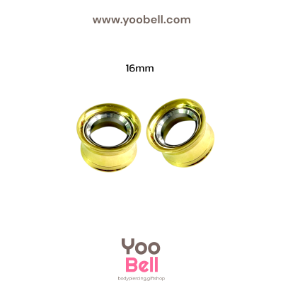 จิวหู จิวระเบิดหู ปากแตร 2 ชั้น สแตนเลส