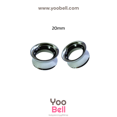 จิวหู จิวระเบิดหู ปากแตร 2 ชั้น สแตนเลส