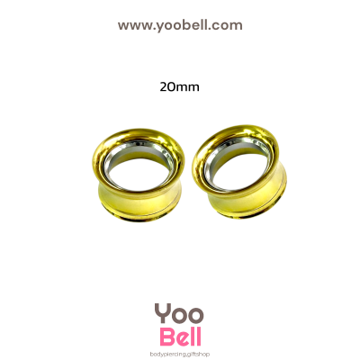 จิวหู จิวระเบิดหู ปากแตร 2 ชั้น สแตนเลส