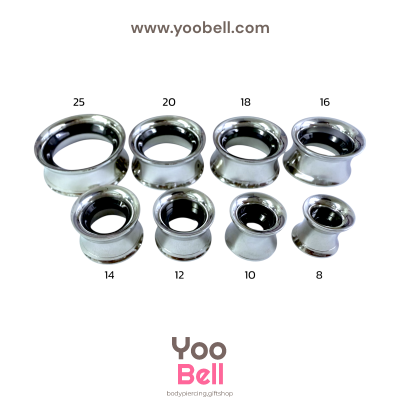 จิวหู จิวระเบิดหู ปากแตร 2 ชั้น สแตนเลส