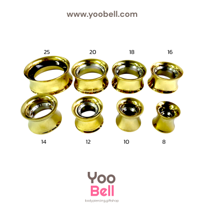 จิวหู จิวระเบิดหู ปากแตร 2 ชั้น สแตนเลส