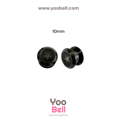 จิวหู จิวระเบิดหู หน้าตันอะคริลิครูปดาว