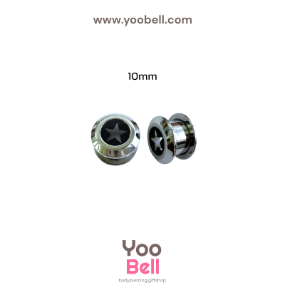 จิวหู จิวระเบิดหู หน้าตันอะคริลิครูปดาว