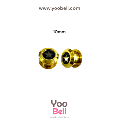 จิวหู จิวระเบิดหู หน้าตันอะคริลิครูปดาว