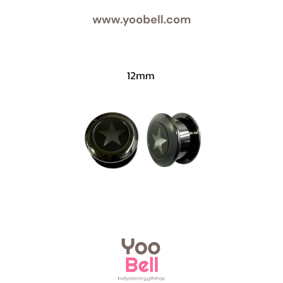 จิวหู จิวระเบิดหู หน้าตันอะคริลิครูปดาว