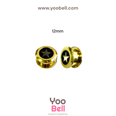 จิวหู จิวระเบิดหู หน้าตันอะคริลิครูปดาว