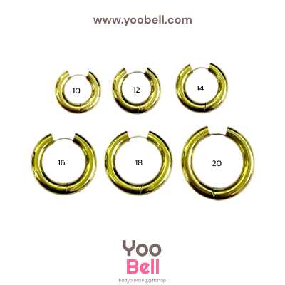 จิวหู จิวห่วง stainless ห่วงหนา 5mm