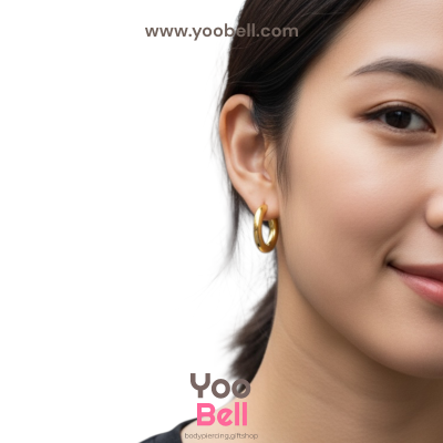 จิวหู จิวห่วง stainless ห่วงหนา 5mm