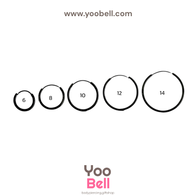 จิวหู จิวห่วง stainless ห่วงหนา 1.2mm