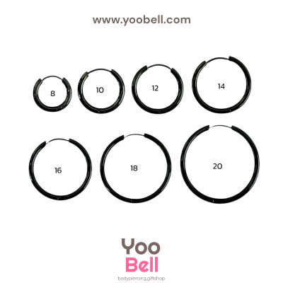 จิวหู จิวห่วง stainless ห่วงหนา 2mm