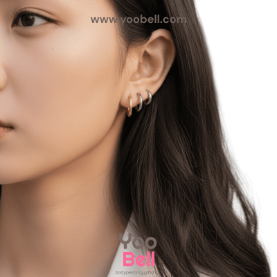 จิวหู จิวห่วง stainless ห่วงหนา 2mm