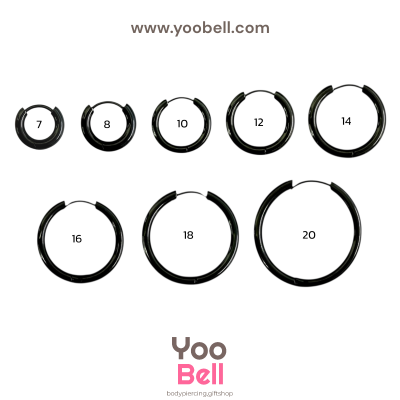 จิวหู จิวห่วง stainless ห่วงหนา 2.5mm