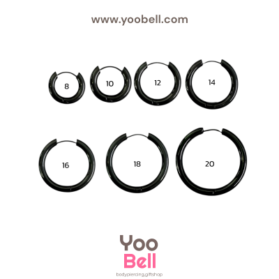 จิวหู จิวห่วง stainless ห่วงหนา 3mm