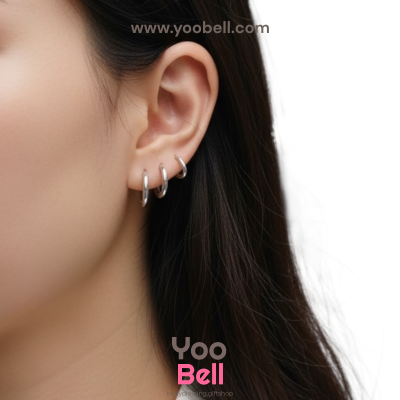 จิวหู จิวห่วง stainless ห่วงหนา 3mm