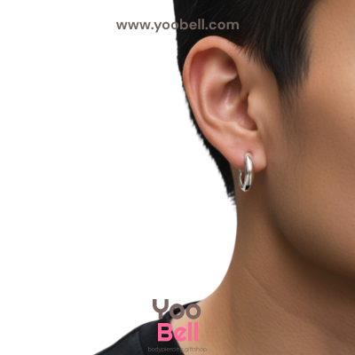 จิวหู จิวห่วง stainless ห่วงหนา 4mm