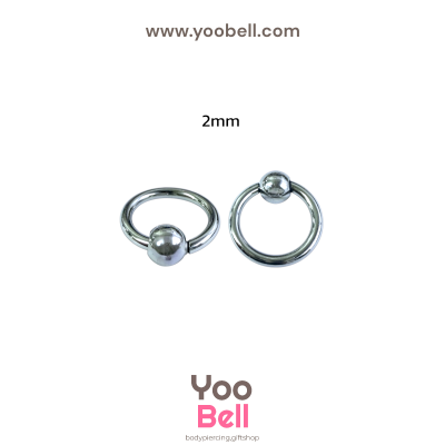 ห่วงบอลสปริง จิวระเบิดหู stainless