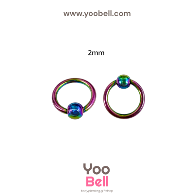 ห่วงบอลสปริง จิวระเบิดหู stainless