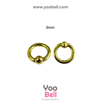 ห่วงบอลสปริง จิวระเบิดหู stainless