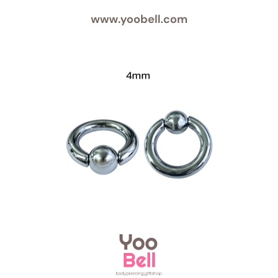 ห่วงบอลสปริง จิวระเบิดหู stainless
