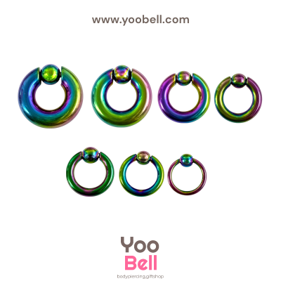 ห่วงบอลสปริง จิวระเบิดหู stainless