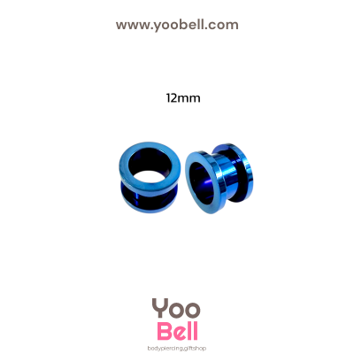 จิวหู ระเบิดหู ตาไก่ stainless เลสนำ้เงิน