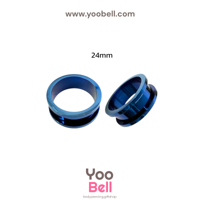 จิวหู ระเบิดหู ตาไก่ stainless เลสนำ้เงิน