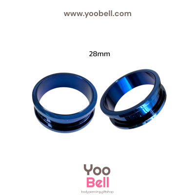 จิวหู ระเบิดหู ตาไก่ stainless เลสนำ้เงิน