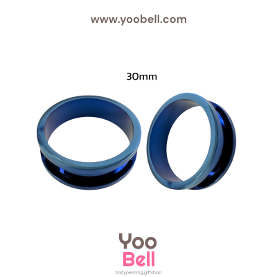 จิวหู ระเบิดหู ตาไก่ stainless เลสนำ้เงิน