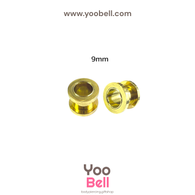 จิวหู ระเบิดหู ตาไก่ stainless เลสทอง