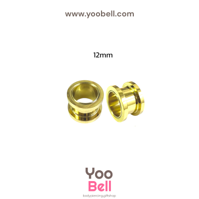 จิวหู ระเบิดหู ตาไก่ stainless เลสทอง