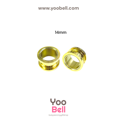 จิวหู ระเบิดหู ตาไก่ stainless เลสทอง