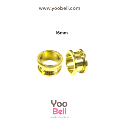 จิวหู ระเบิดหู ตาไก่ stainless เลสทอง