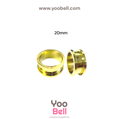 จิวหู ระเบิดหู ตาไก่ stainless เลสทอง