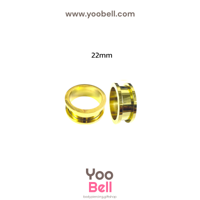 จิวหู ระเบิดหู ตาไก่ stainless เลสทอง