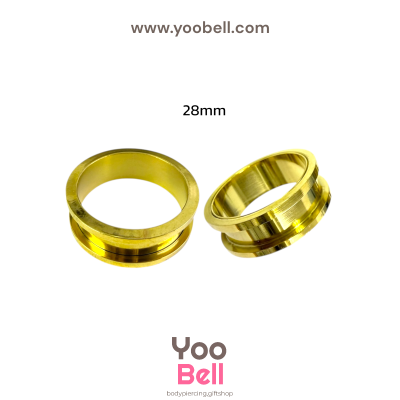 จิวหู ระเบิดหู ตาไก่ stainless เลสทอง