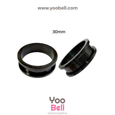 จิวหู ระเบิดหู ตาไก่ stainless เลสดำ