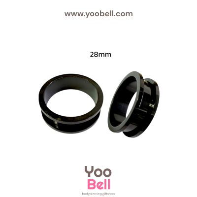 จิวหู ระเบิดหู ตาไก่ stainless เลสดำ