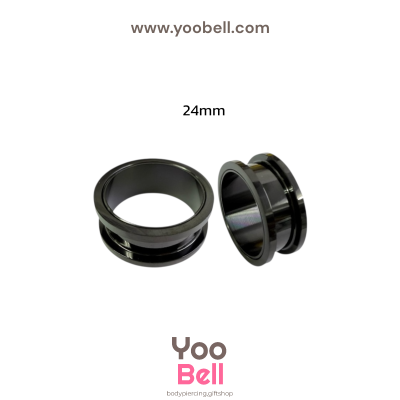 จิวหู ระเบิดหู ตาไก่ stainless เลสดำ