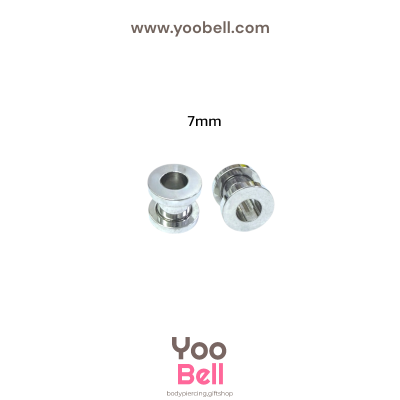 จิวหู ระเบิดหู ตาไก่ stainless เลสเงิน