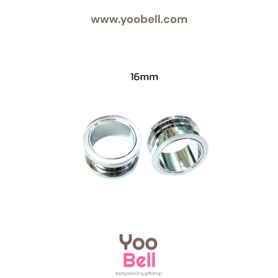 จิวหู ระเบิดหู ตาไก่ stainless เลสเงิน